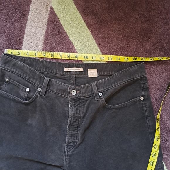 John Varvartos Pants Jeans Men's 36x35 Brown Button Fly Authentic Fit Cotton USA - Picture 9 of 11